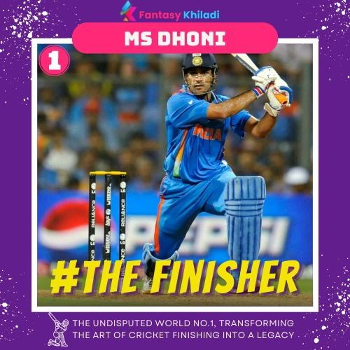 MS Dhoni The World No 1 Best Finisher in Cricket