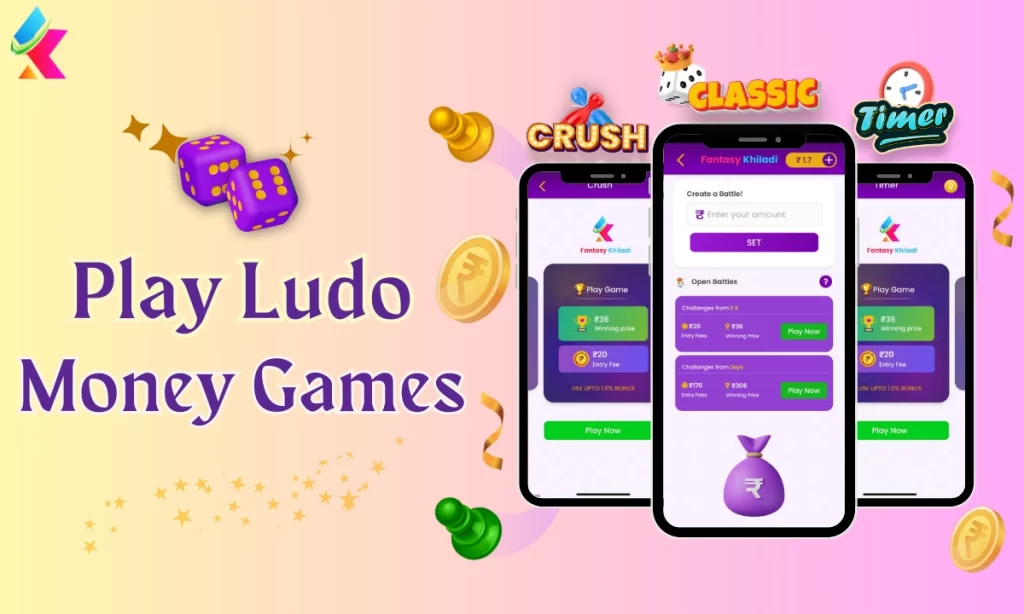 Play Ludo Money Games Online on Fantasy Khiladi