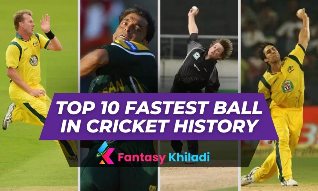 Top 10 Fastest Ball in Cricket History - Fastest Cricket Balls Ever!