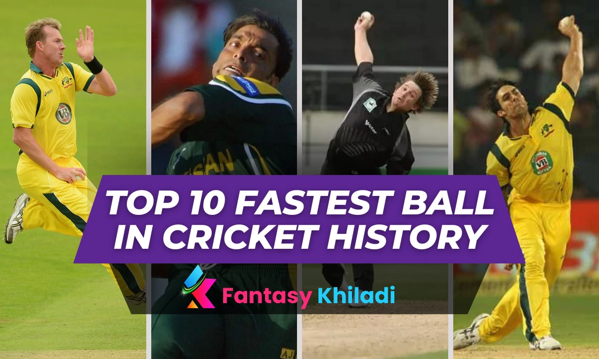 Top 10 Fastest Ball in Cricket History - Fastest Cricket Balls Ever!