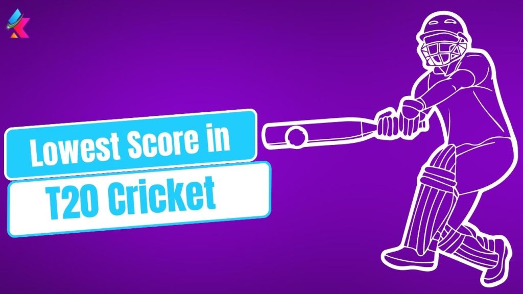 lowest score in t20 cricket