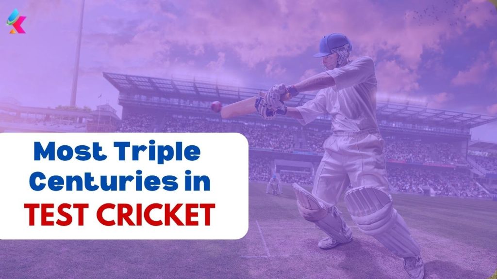 most triple in test cricket