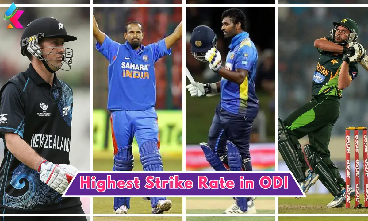 Top Players with the Highest Strike Rate in ODI Cricket