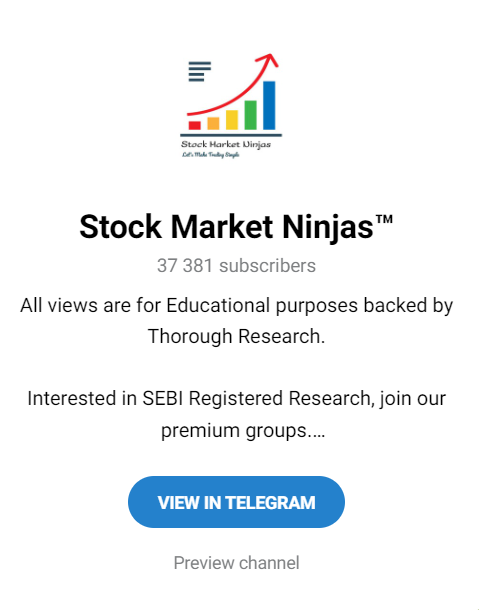 best Stock Market Telegram Channels - Stock Market Ninjas