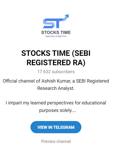 New Stock Market Telegram Channels - Stocks Time