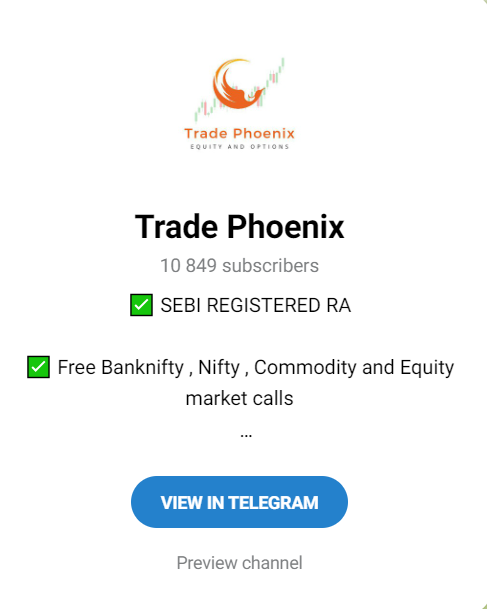 Trade Phoenix Stock Market Telegram Channels