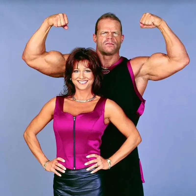 Lex Luger with his Wife