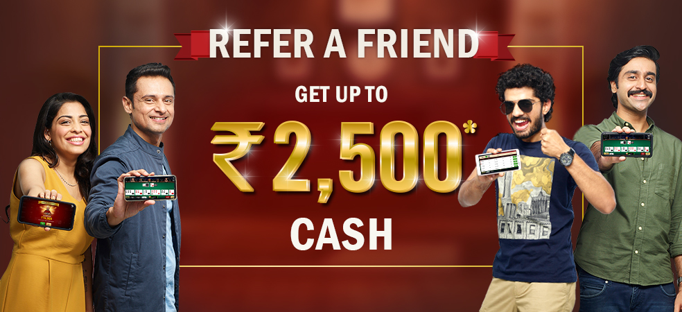 Khelplay rummy refer and earn