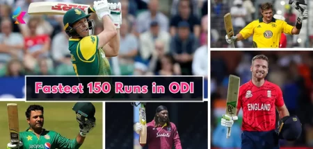 Top 10 Players With Fastest 150 Runs in ODI Cricket History
