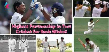 Top 10 Batting Pairs with Highest Partnership in Test Cricket for Each Wicket