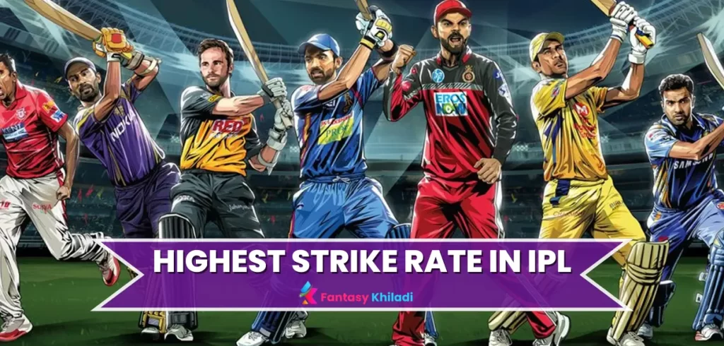Top 10 Players With Highest Strike Rate in IPL Cricket History