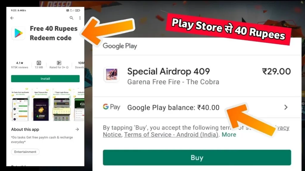Google 100 RS Redeem Code Free Today