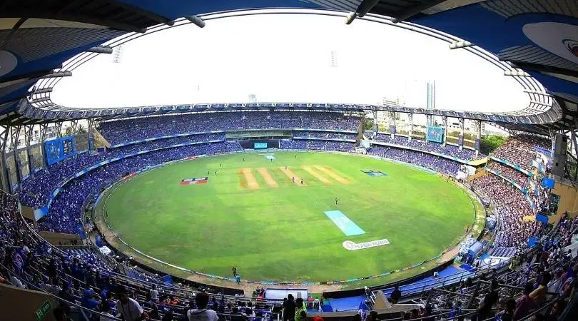Wankhede Stadium in mumbai, india