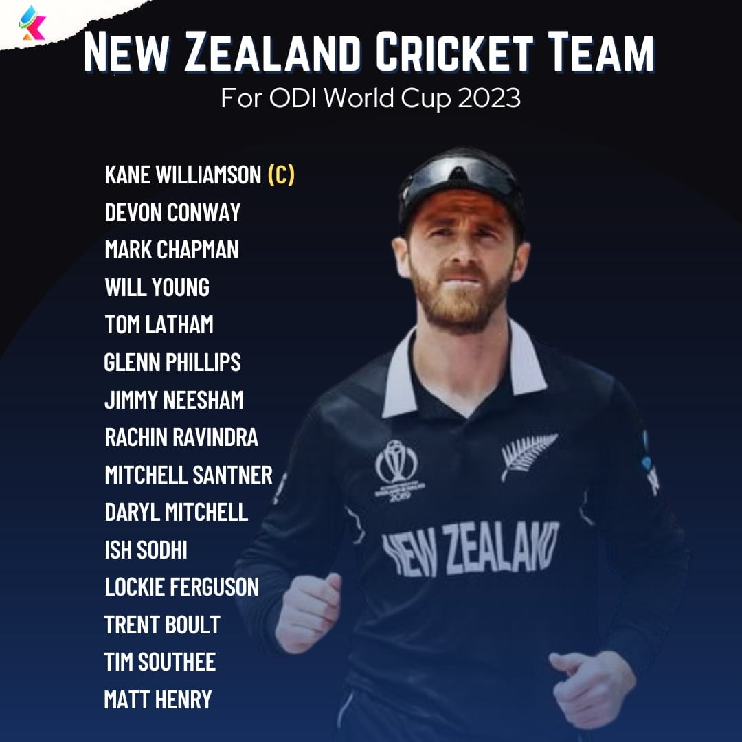 World Cup Squad New Zealand Team 2023 Players, Name List & Fixtures