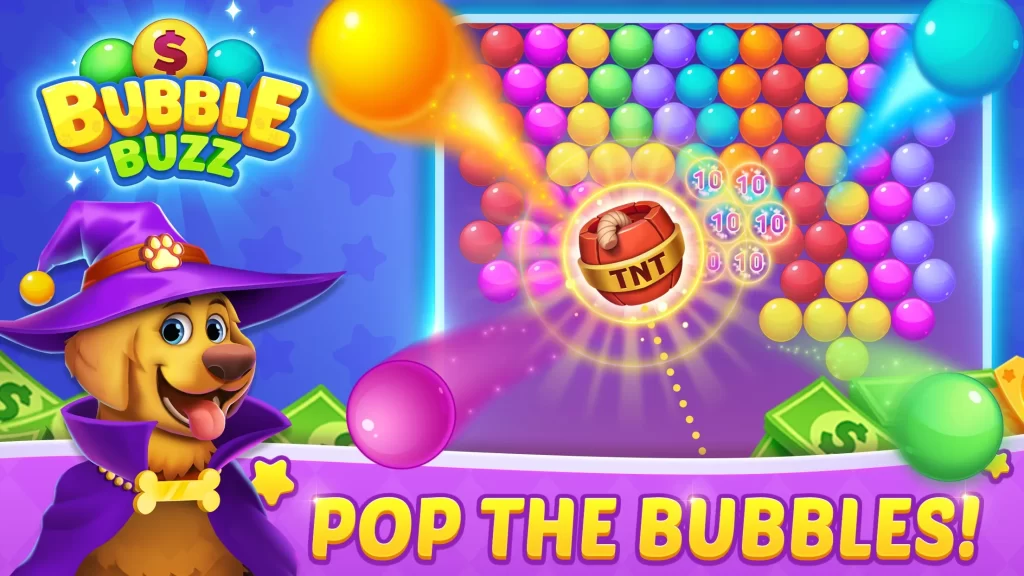 Bubble Buzz paypal games for cash