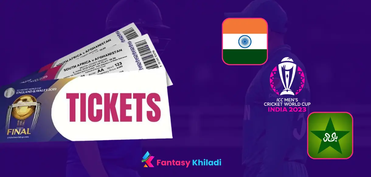 India Vs Pakistan Cricket ODI World Cup Tickets.webp