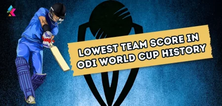 Lowest Team Score in ODI World Cup of All Time