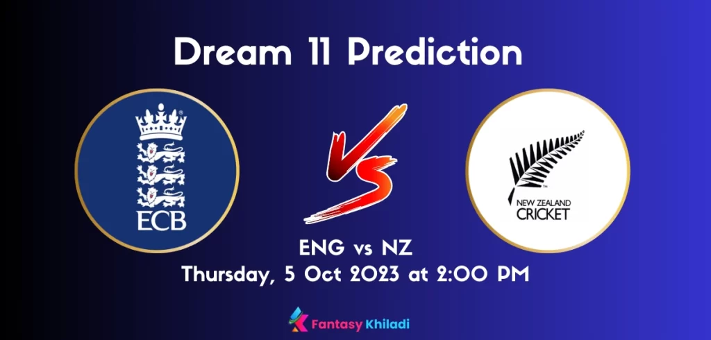 ENG vs NZ dream11 team