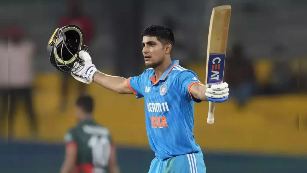 Shubman Gill is play who achieve fastest double centuries in ODI