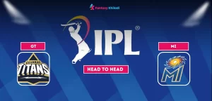 GT vs MI head to head stats in IPL