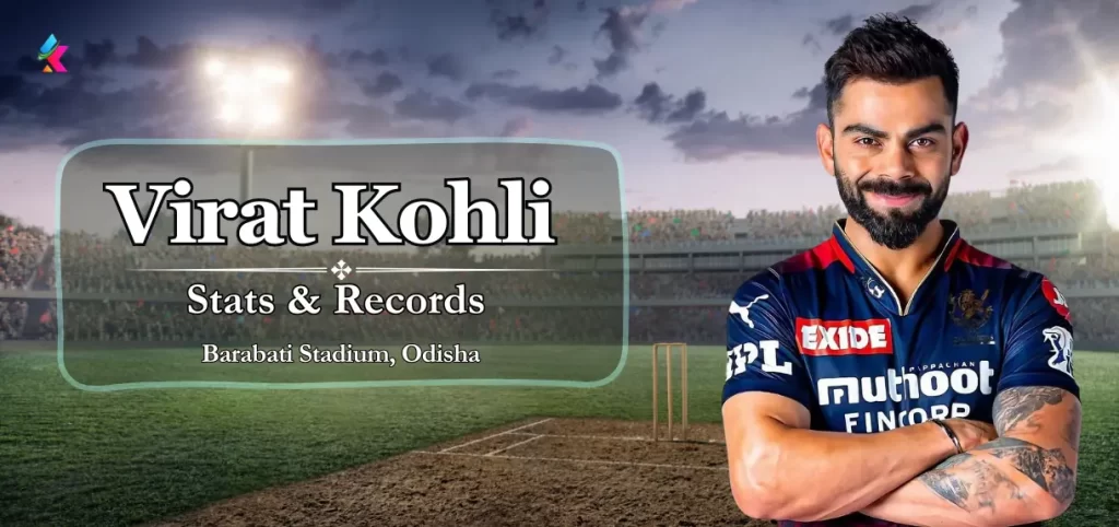 Virat Kohli Stats and Records in Barabati Stadium, Odisha