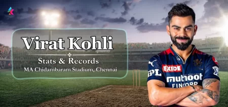 Virat Kohli Stats and Records in MA Chidambaram Stadium, Chennai