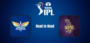 LSG vs KKR head to head stats in IPL