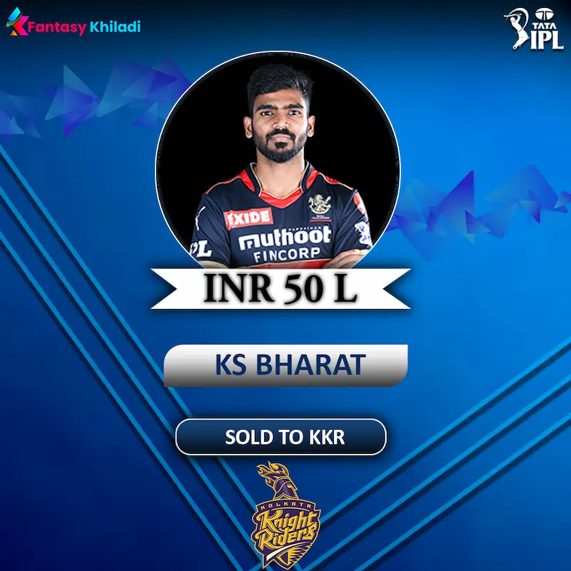 KS Bharat IPL 2024 Team & Price