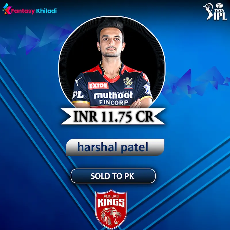 Harshal Patel IPL 2024 Team, Price, Salary, Career Stats - goes to PBKS for a whopping 11.75 crores
