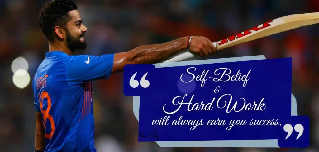 Top 100 Quotes by Virat Kohli for Sucess, Motivation and Cricket Love 