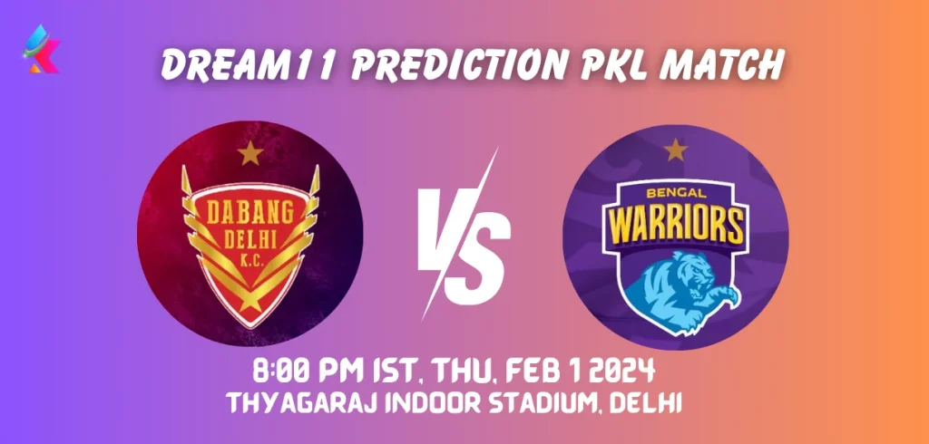 DEL vs BEN Pro Kabaddi League Dream11 Prediction Today Match