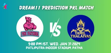 JAI vs TAM Pro Kabaddi League Dream11 Team Prediction Today Match