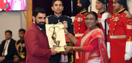 Mohammed Shami honoured with Arjuna Award