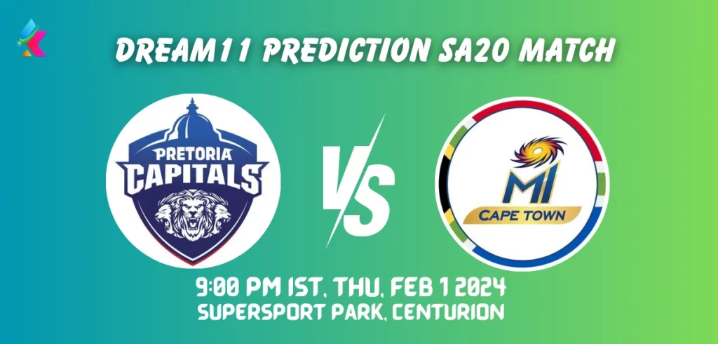 PRC vs MICT Dream11 Team Prediction Today SA20 Match