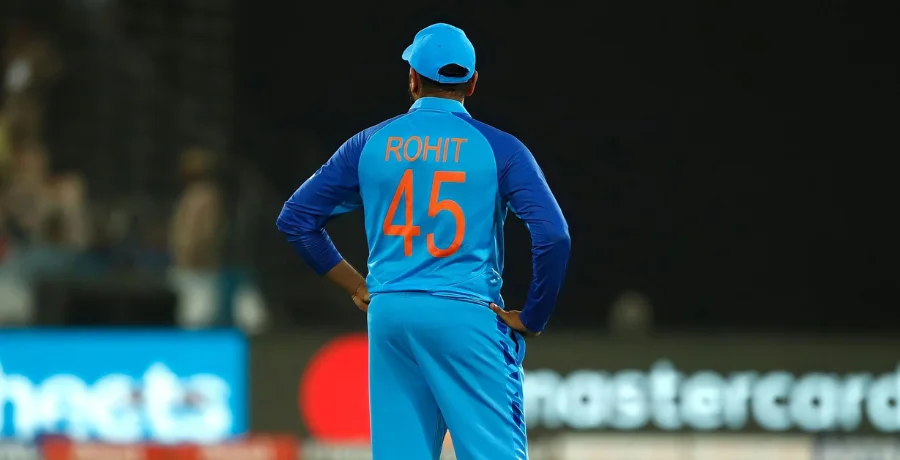 Rohit Sharma Jersey Number 45 in cricket