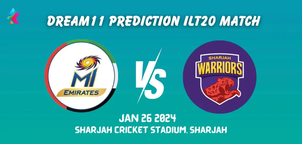 SJH vs EMI Dream11 Prediction Today ILT20 Match