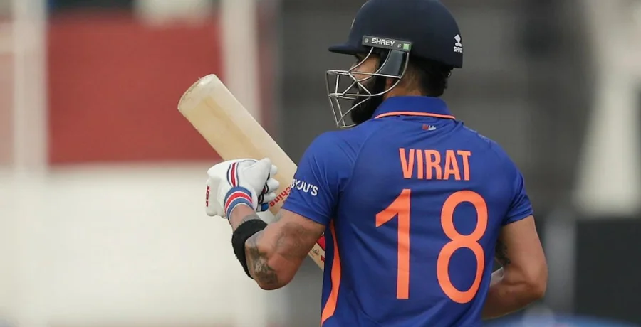 Virat Kohli Jersey Number 18 in Cricket
