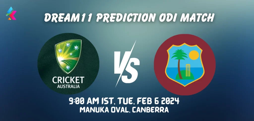 AUS vs WI Dream11 Team Prediction Today 3rd ODI Match