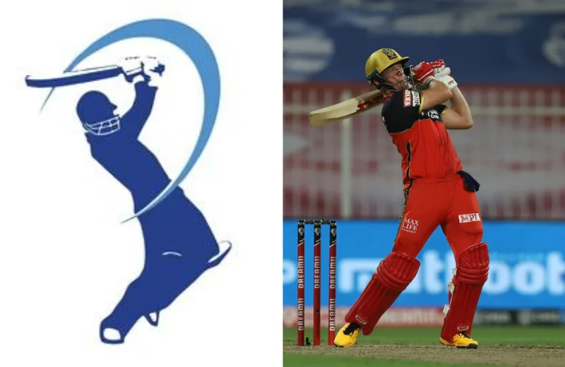 AB de Villiers in IPL Logo