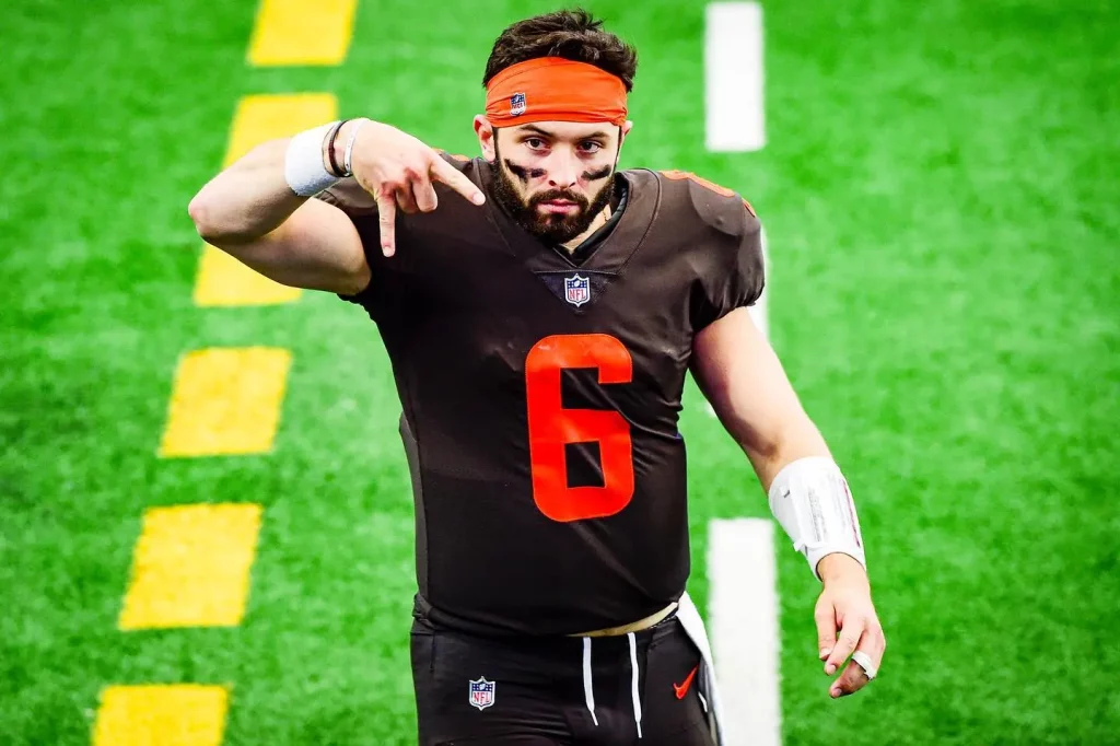 Baker Mayfield is an American professional quarterback