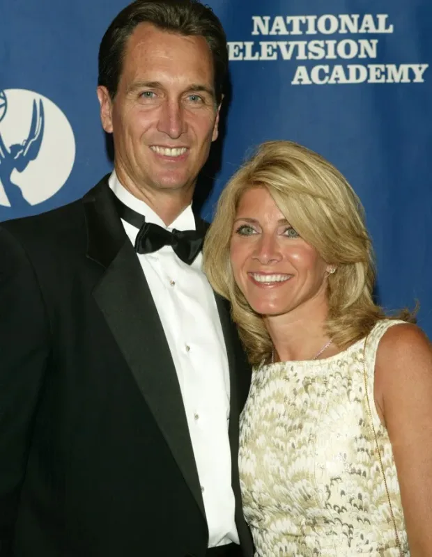 Cris Collinsworth with his Wife