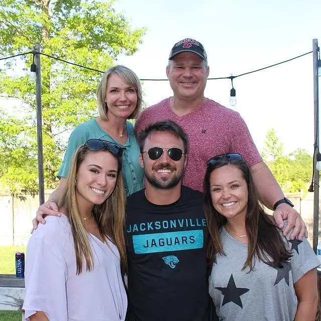Gardner Minshew with his family
