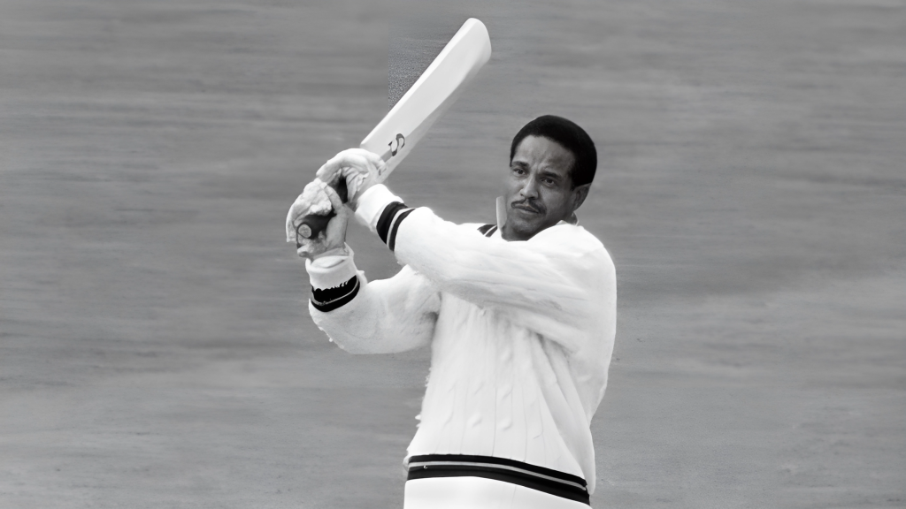 Gary Sobers with his Most Expensive Bat