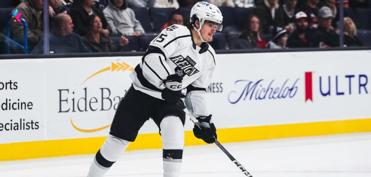 Kings Center Alex Turcotte Post His First Nhl Goal Of Areer 4 2