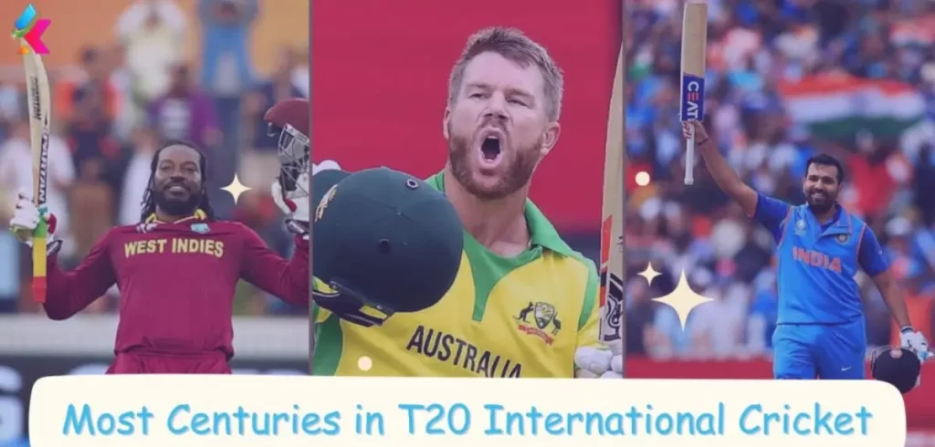 Most Centuries in T20 International Cricket by a Player