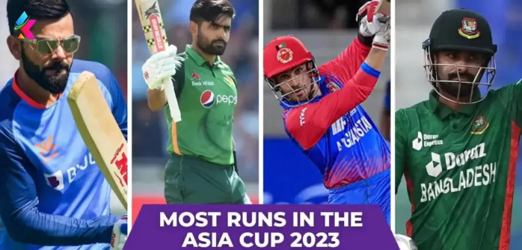 Most Runs in Asia Cup 2023 - Top 10 Highest Run Scorer in Asia Cup