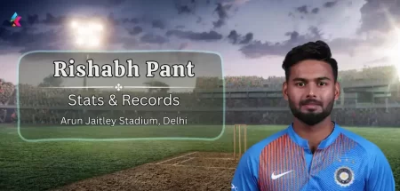Rishabh Pant IPL Stats & records in Arun Jaitley Stadium, Delhi