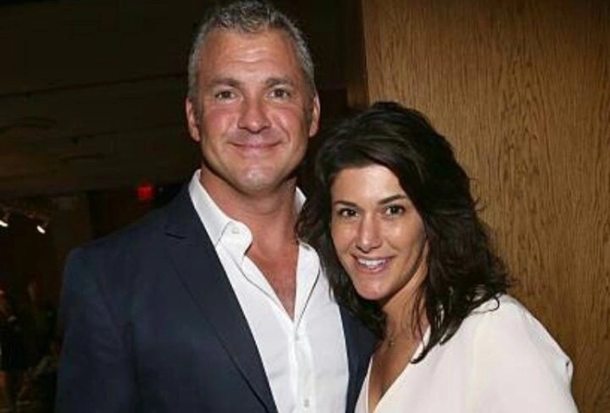 Shane McMahon with her Wife 
