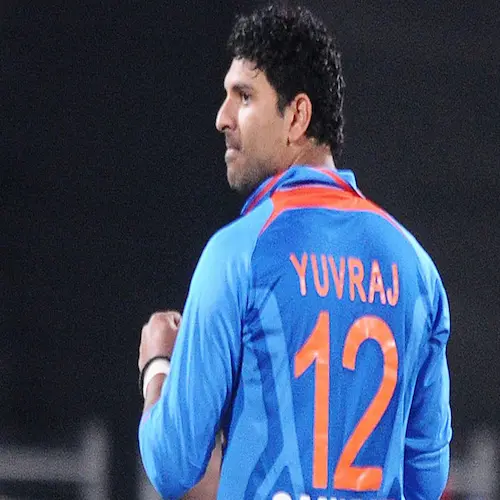 Yuvraj Singh Jersey Number