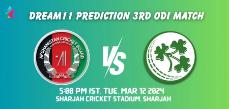 AFG vs IRE Dream11 Prediction Today ODI Match